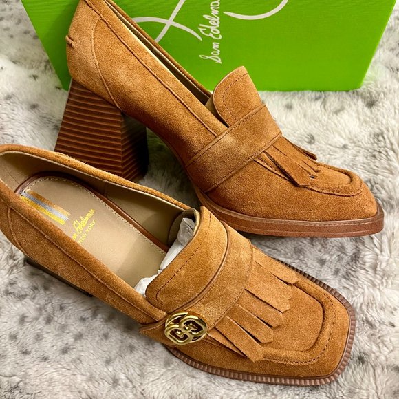 Sam Edelman Quinly Kiltie Block Heel Loafer MSRP$190 2024's Most Beloved Loafer - Picture 12 of 16